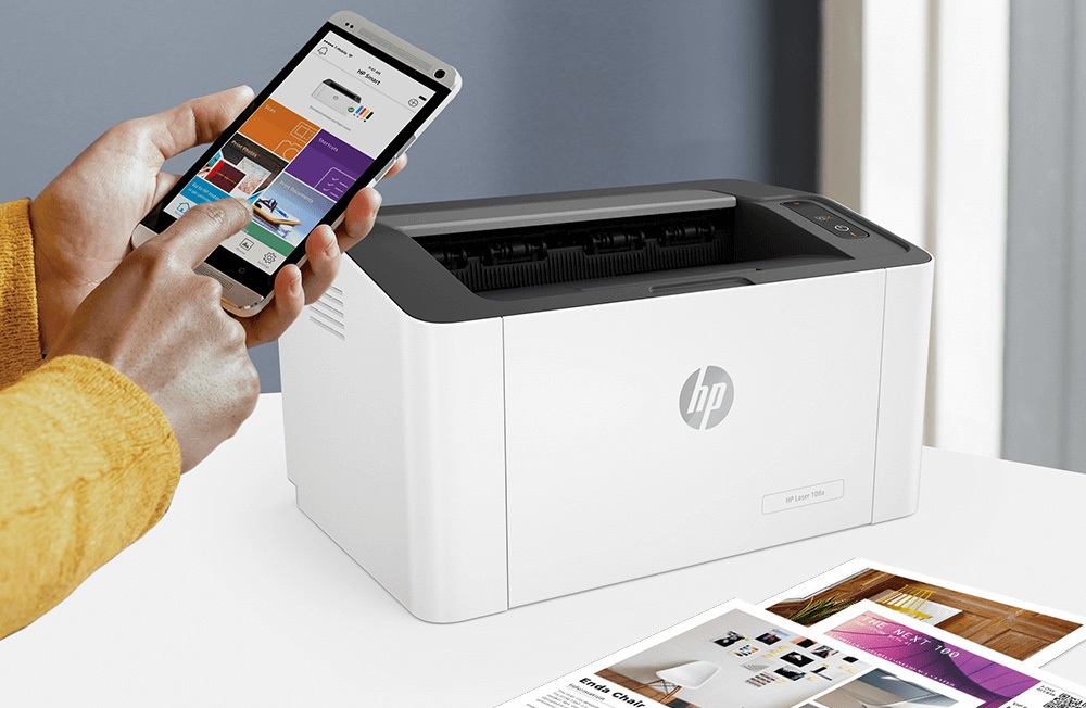 Máy in HP Laser 108w Mới 100% | In Wi-Fi Nhỏ Gọn, Độ Bền Cao